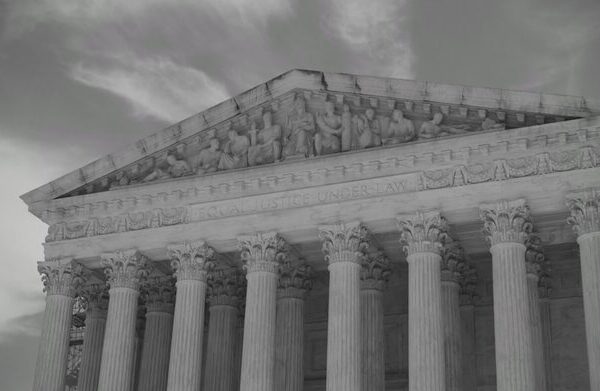 Grand neoclassical government building with columns